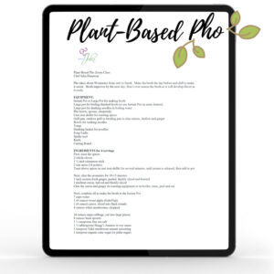 Plant Based Pho 2020
