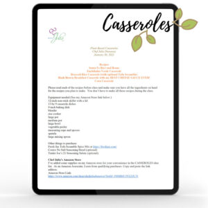 Plant-Based Casseroles