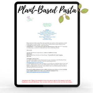 Plant-Based Pasta