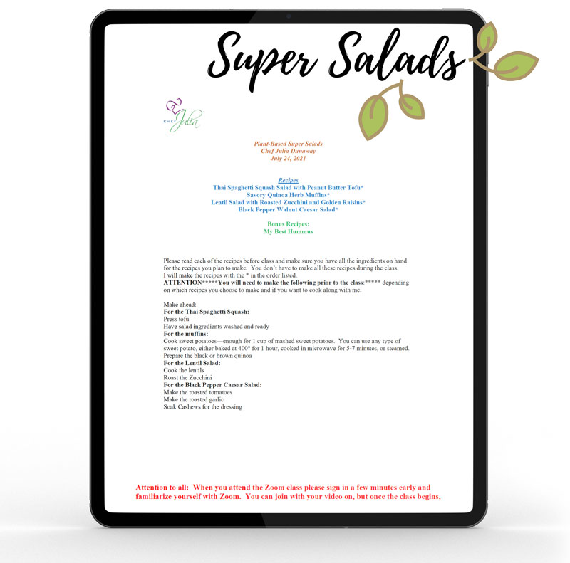 Plant-Based Super Salads