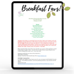Weekend Breakfast Favorites